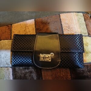 Black Checkered Wallet